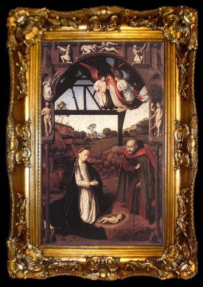 framed  CHRISTUS, Petrus Nativity iuty, ta009-2
